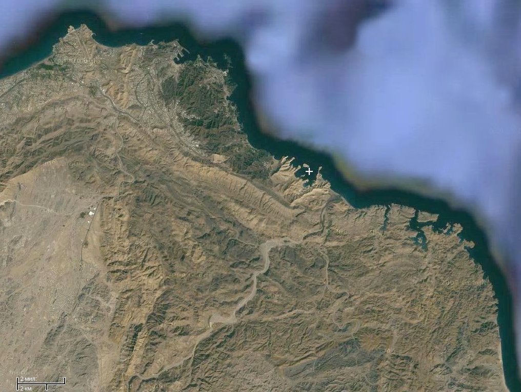 Gulf of Oman aerial